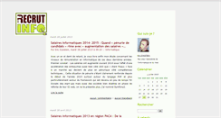 Desktop Screenshot of blog.recrut-info.com